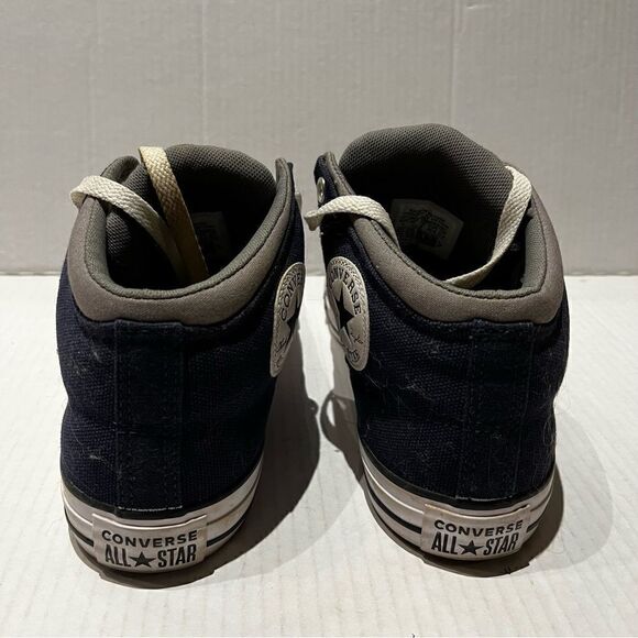 Converse All Star Hi Top Sneaker Unisex Gray and black Men's 9 Women's 11 - Picture 3 of 9